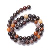 Natural Brecciated Jasper Beads Strands X-G-M381-01B-4