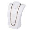 Synthetic Moonstone Beaded Multi-use Necklaces/Wrap Bracelets NJEW-K095-C02-4
