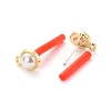 Alloy Stud Earring Findings EJEW-J102-03G-2