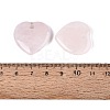 Natural Rose Quartz Pendants G-Q601-29E-3