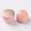 Opaque Acrylic Beads SACR-N007-15E-2