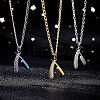 12pcs 3 Colors 304 Stainless Steel Pendants STAS-UN0023-61-3