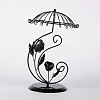 Umbrella with Flower Iron Earring Display Stands EDIS-N005-01-4