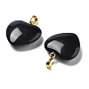 Natural Obsidian Pendants G-G956-B40-G-2