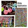 Cheriswelry 560Pcs 7 Colors Transparent Acrylic Beads MACR-CW0001-10-22