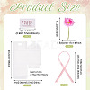 Clear PVC Candy Gift Packaging Boxes with Ribbon & Artificial Flower CON-TAC0001-20A-3