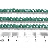 Electroplate Opaque Glass Beads Strands EGLA-A035-P4mm-A13-4