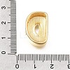 Brass Slide Charms KK-E802-33G-D-3