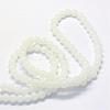 Baking Paint Imitation Jade Glass Round Bead Strands DGLA-Q021-4mm-01-3