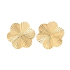 Ion Plating(IP) 304 Stainless Steel Stud Earring Findings STAS-P357-01C-G-2
