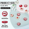 Christmas Opaque Acrylic Beads SACR-TAC0015-01M-4