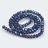 Electroplate Glass Beads Strands EGLA-A034-T4mm-L15-2