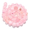 Natural Rose Quartz Beads Strands G-F591-04-2