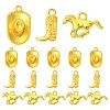 30Pcs 3 Styles Tibetan Style Alloy Pendants FIND-YW0010-51G-1