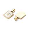 Ion Plating(IP) 304 Stainless Steel Pave Shell Pendants STAS-G327-01G-T-2