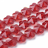 Transparent Glass Beads GLAA-Q066-14mm-C13-1