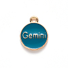 Alloy Enamel Pendants ENAM-S124-01B-05I-3