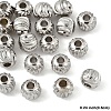 20Pcs Brass Spacer Beads KK-YW0003-18D-P-1