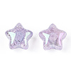 Transparent Crackle Acrylic Beads LS-TACR-S148-03E-2