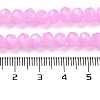 Baking Paint Imitation Jade Glass Bead Strands DGLA-A034-J6MM-A49-5