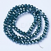 Electroplate Glass Beads Strands EGLA-A034-P3mm-A14-2