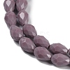 Opaque Solid Color Beads Strands EGLA-N013-P8mm-D09-3
