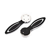 Alloy & Iron Bookmark Cabochon Settings PALLOY-N184-03S-2