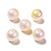 UV Plating Iridescent ABS Plastic Beads SACR-A001-05A-2