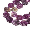 Natural Lepidolite Beads Strands G-L095-A01-01A-4