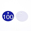 Opaque Acrylic Pendants SACR-WH0005-02-2