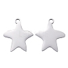 Tarnish Resistant 304 Stainless Steel Pendants STAS-I140-13S-3