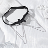 1Pc Bowknot Elastic Fibre Strappy Leg Chains AJEW-LP0006-47A-3
