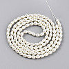 Baking Paint Pearlized Glass Pearl Bead Strands X-HY-T002-01C-02-1