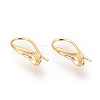 (Holiday Stock-Up Sale)Brass Earring Hooks KK-R058-053G-1