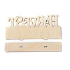 Natural Wood Display Decorations DJEW-O001-07-3