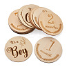 Basswood Milestone Cards WOOD-TA0001-41A-2