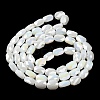 Electroplated Glass Beads Strands GLAA-G092-A-12-3