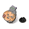 Halloween Theme Alloy Enamel Brooch JEWB-E022-02EB-04-3