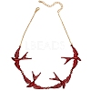 Alloy Enamel Link Chain Necklaces WG1FAB4-01-6