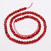 Natural Agate Bead Strands G-G882-4mm-A03-3