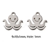 304 Stainless Steel Charms STAS-CJC0008-06P-3