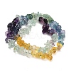 Natural Multicolor Fluorite Beads Strands G-D109-B02-6
