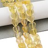 Natural Yellow Fluorite Beads Strands G-H005-C13-01-2