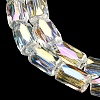Transparent Glass Beads Strands EGLA-P052-03B-02-3