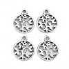 Tibetan Style Alloy Pendants TIBEP-N011-020-1