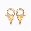 304 Stainless Steel Lobster Claw Clasps STAS-L187-01G-2