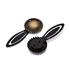 Alloy & Iron Bookmark Cabochon Settings PALLOY-N184-09AB-2