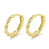 Brass Hoop Earrings EJEW-L211-010H-G-1