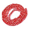 Electroplate Glass Beads Strands LS-EGLA-A044-P1mm-B22-3