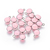 304 Stainless Steel Enamel Charms STAS-O122-D-07P-1